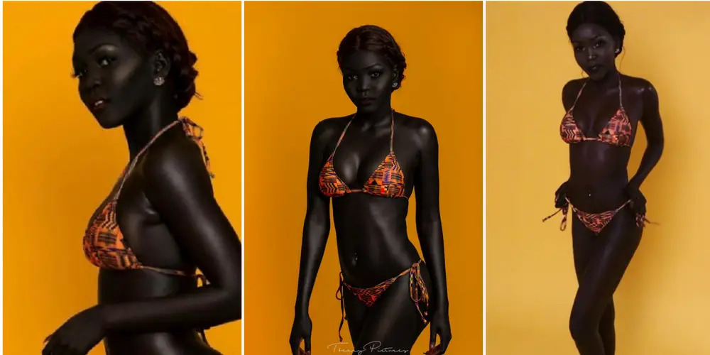 Meet The Beautiful Sudanese Model Nicknamed The Queen Of The Dark