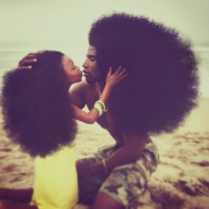 Father And Daughter Break The Internet With Their Voluminous Natural Hair Photos!