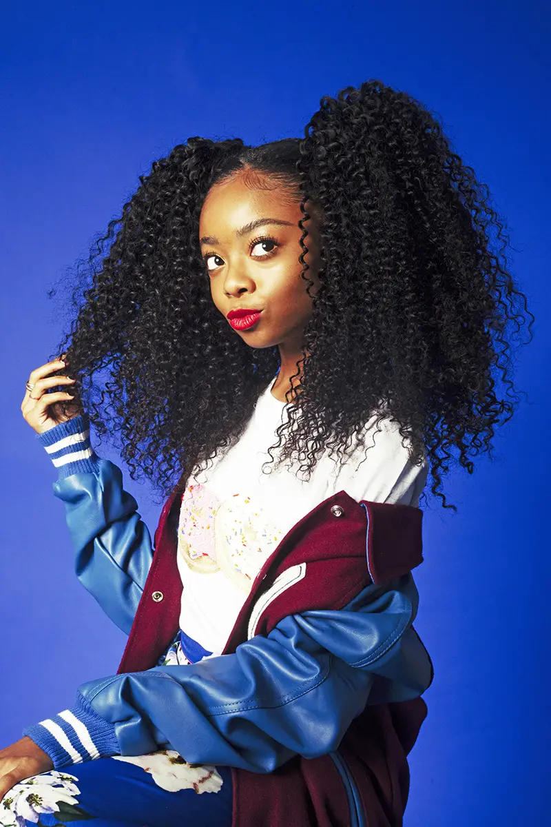 skai jackson ladygunn hair magazine grown she spread hairstyles feature weave instagram mg eyes actress natural standstill makes poses gorgeous