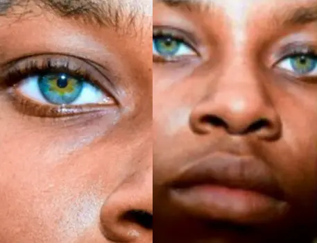 Meet The Stunning Nigerian Girl With Kaleidoscopic Eyes!