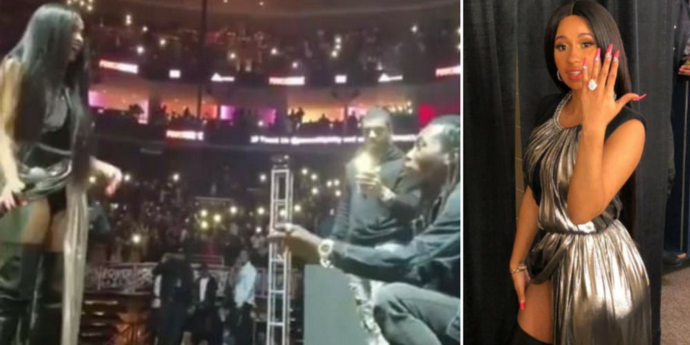 Cardi B Is Engaged After Boyfriend Offset Proposes On Stage During Concert In Philadelphia