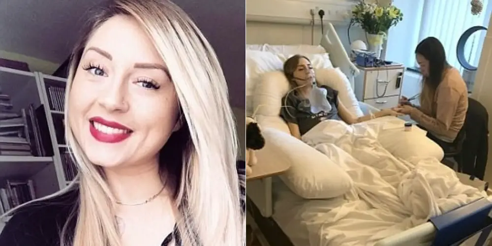 Young Woman Shares Photos of Final Days After Stomach Pains End Up