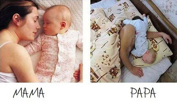 The Difference Between Moms And Dads Taking Care Of Kids