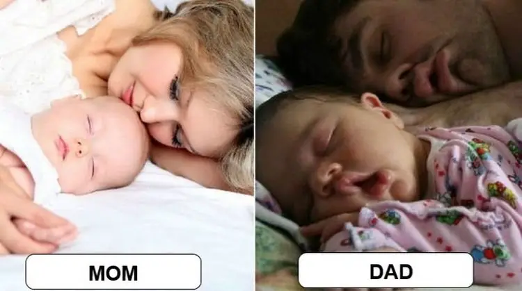 The Difference Between Moms And Dads Taking Care Of Kids
