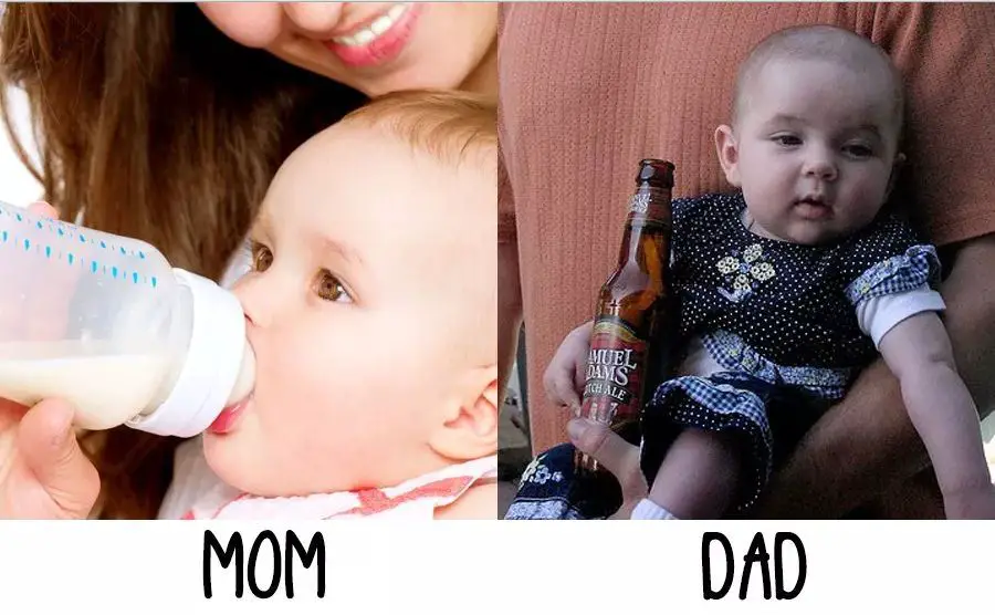 The Difference Between Moms And Dads Taking Care Of Kids