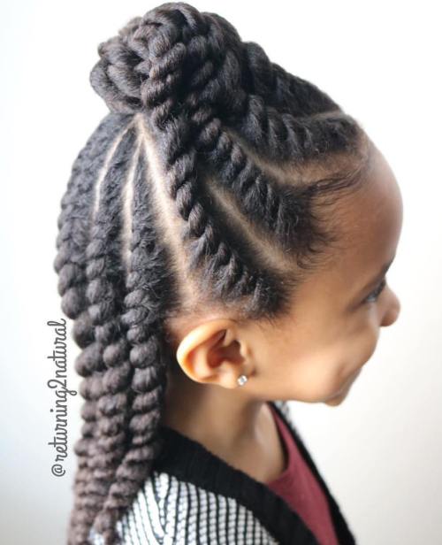 10 Beautiful Black Girls Hairstyles For Your Little Darling