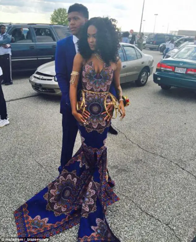 african inspired prom dress