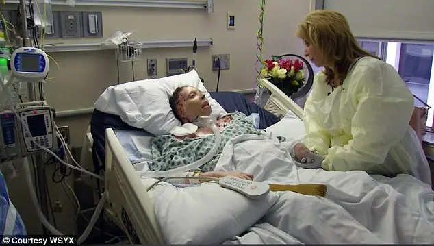 Woman Who Suffered Horrifying Burns After Her Boyfriend Set Her On Fire Speaks From The Hospital Bed Where She's Spent The Past 16 Months!