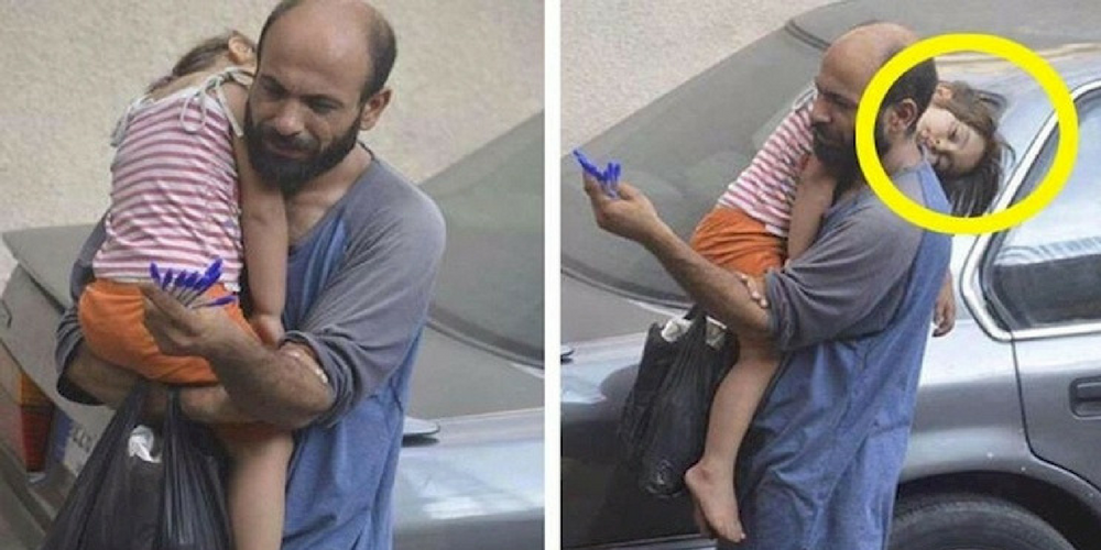 He Sold Pens On The Street To Survive. Then A Stranger Took THIS Photo Of His Daughter. . .