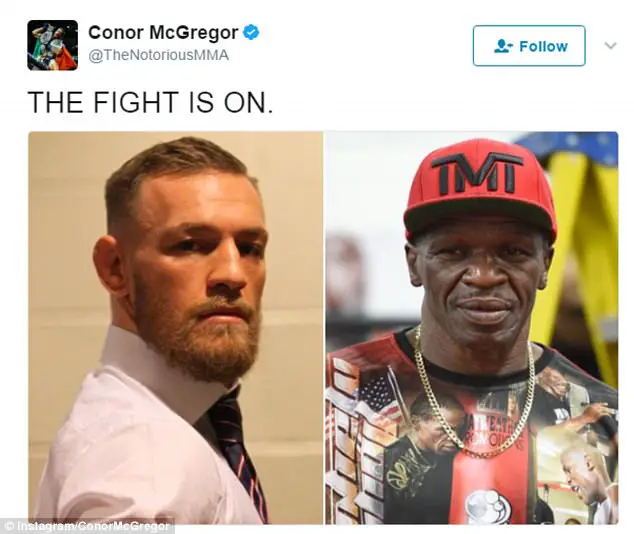 Floyd Mayweather To Fight Conor McGregor In 'Fight Of The Century' In August