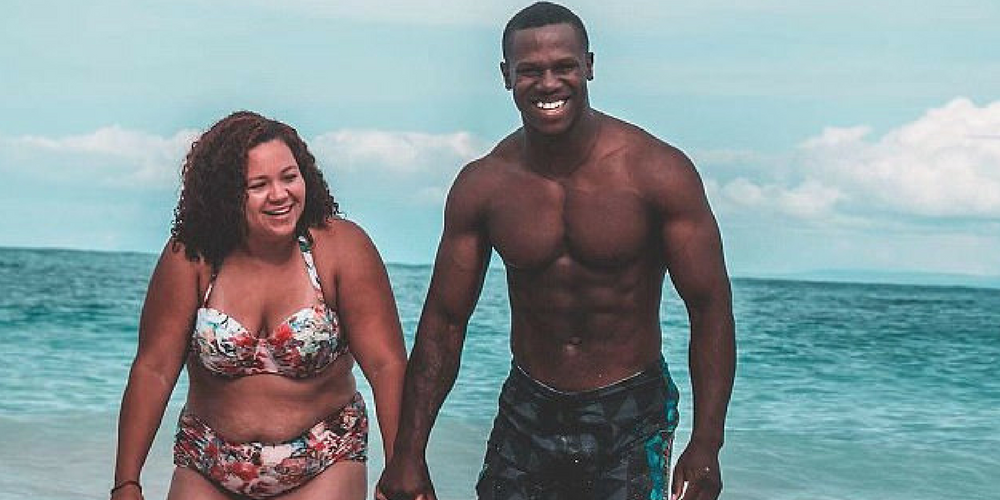 Curvy Woman Goes Viral After She Shares Snap With Ripped Husband