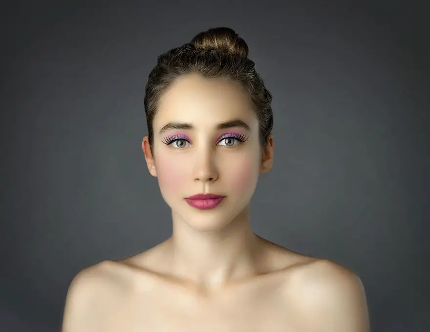 21 Countries Photoshopped Her Face To Show Different Standards Of Beauty