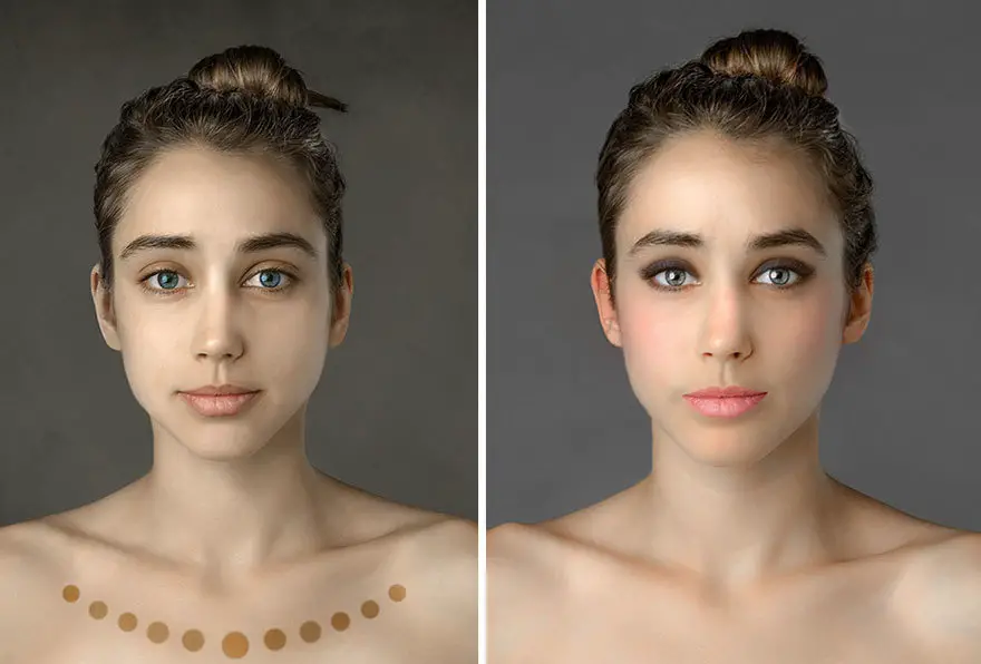 21 Countries Photoshopped Her Face To Show Different Standards Of Beauty