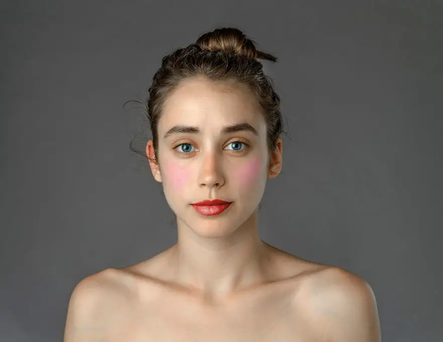 21 Countries Photoshopped Her Face To Show Different Standards Of Beauty