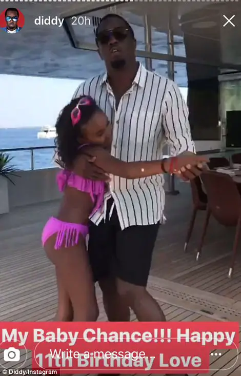 Diddy Goes Topless As He Enjoys Vacation With Girlfriend Cassie On Luxury Yacht Off Coast Of Italy