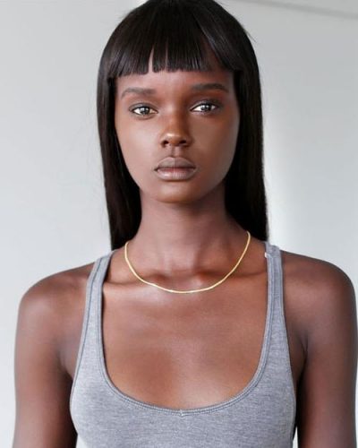 Stunning South Sudanese Model Goes Viral With Her Doll-Like Features!