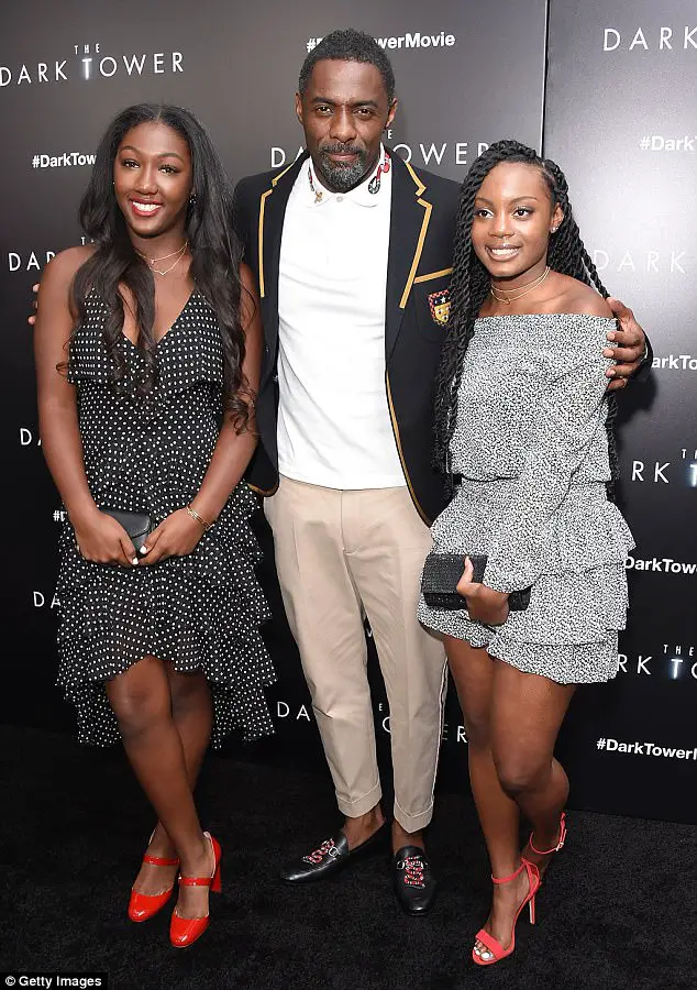 Idris Elba Takes Teenage Daughter Isan To The NYC Premiere Of The Dark Tower