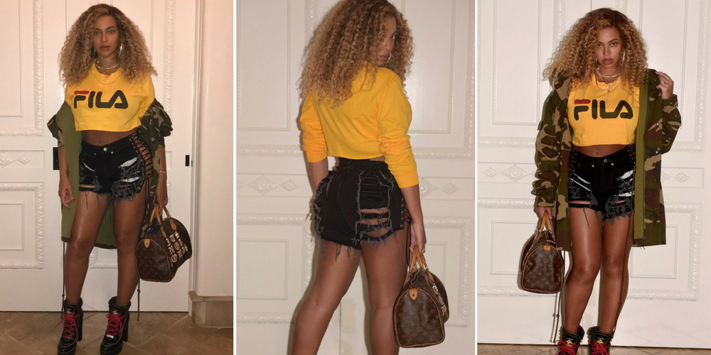 Beyonce Flaunts Her Fabulous Post-Baby Body In A Crop Top As She Attends Kendrick Lamar Gig