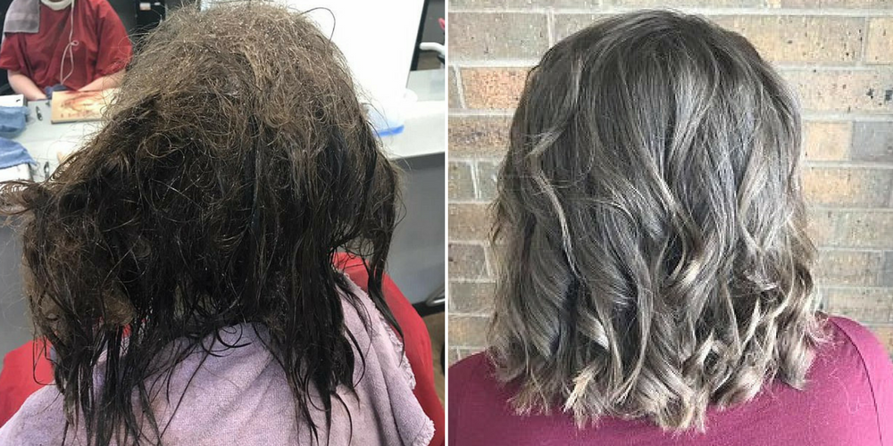 Hairdresser Refuses To Shave Depressed Teen’s Matted Hair And Spends 13 Hours Fixing It Instead