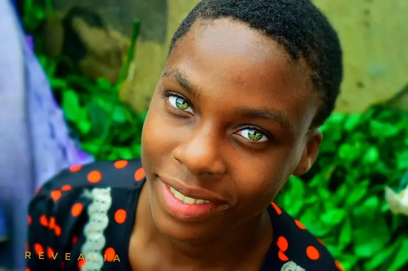 Meet The Stunning Nigerian Girl With Kaleidoscopic Eyes!