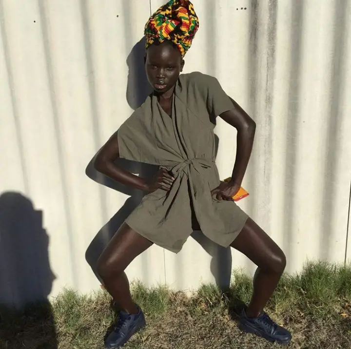 Meet Beautiful 19-Year-Old Dark-Skinned Model Florence Baitio