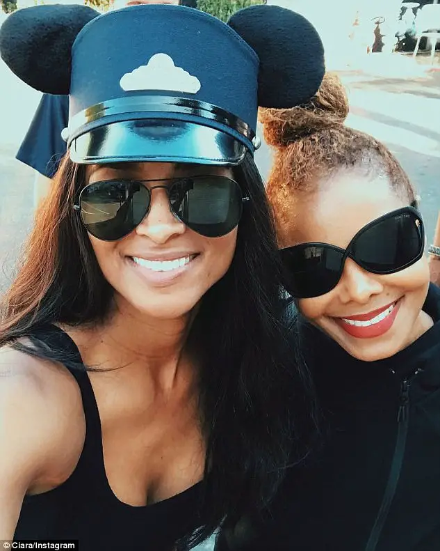 Janet Jackson And Ciara Enjoy Play Date With Their Kids At Disneyland