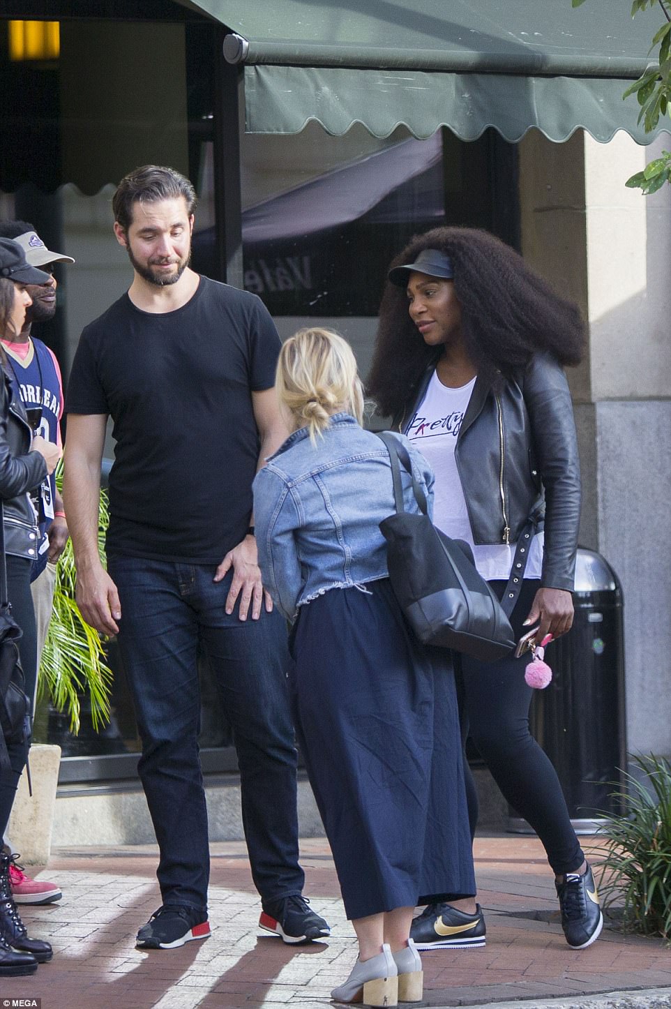 Proud Mom Serena Williams Carries Her Daughter In Car Seat, As She Prepares For Wedding To Alexis Ohanian