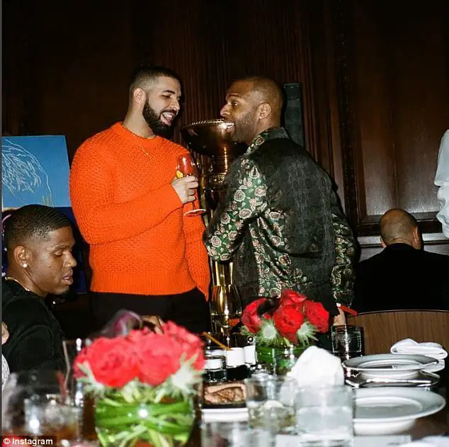 Drake Cuddles Up To His Mom Sandi As He Treats Friends And Family To A Star-Studded 31st Party In West Hollywood