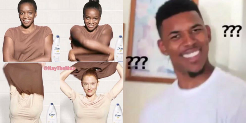 Dove Slammed On Social Media For Ad Of Black Woman Taking Off Her Skin To Become A White Woman