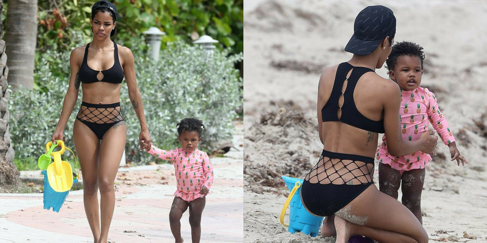 Teyana Taylor Has Mommy/Daughter Day With Her Adorable Baby Girl In Miami