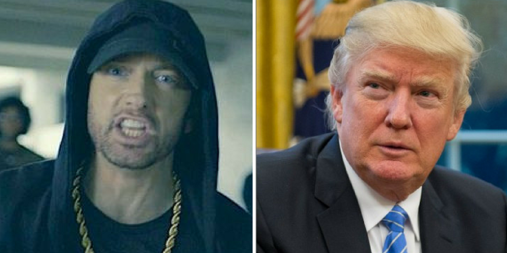 Eminem Unleashes Freestyle Rap Attack On ‘Racist, Orange’ Trump