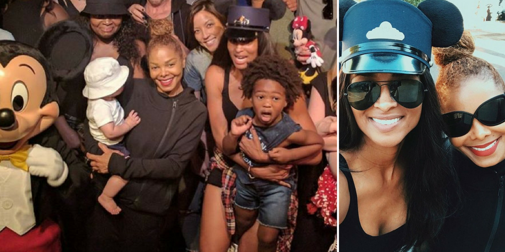 Jackson And Ciara Enjoy Play Date With Their Kids At Disneyland