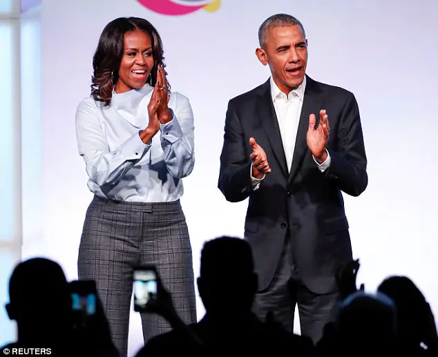 Prince Harry Leaves A Group Of Teen Girls Swooning As He Surprises Them With A Visit At Their Chicago School With Michelle Obama