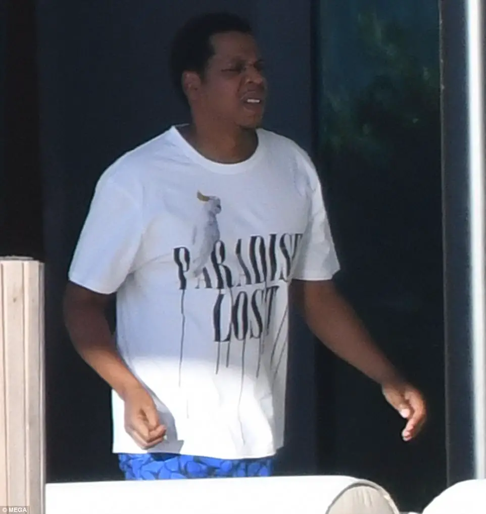 Beyonce And Jay Z's Twins Are Seen For First Time As The Couple Relax In Miami With Blue Ivy