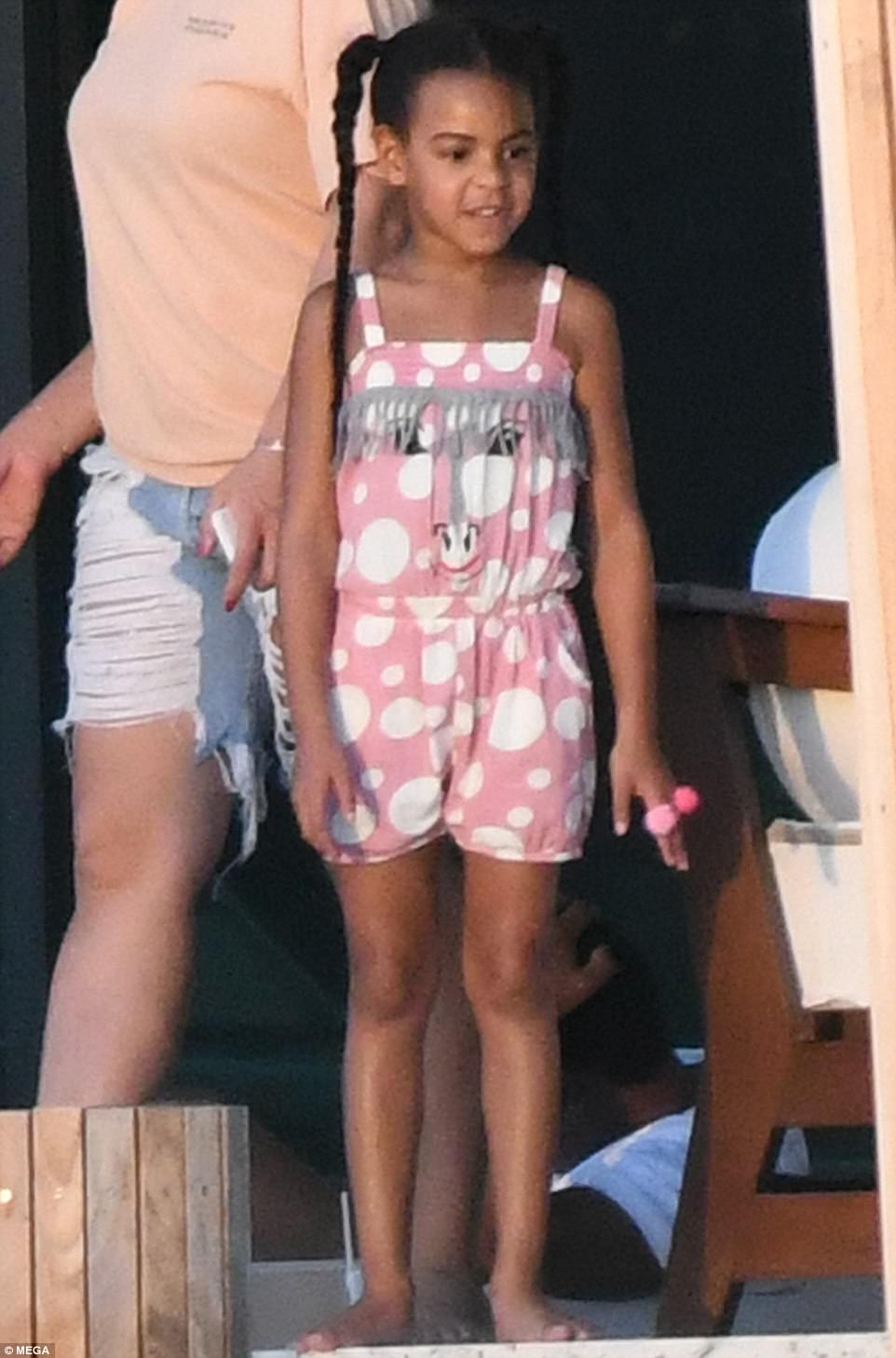 Beyonce And Jay Z's Twins Are Seen For First Time As The Couple Relax In Miami With Blue Ivy