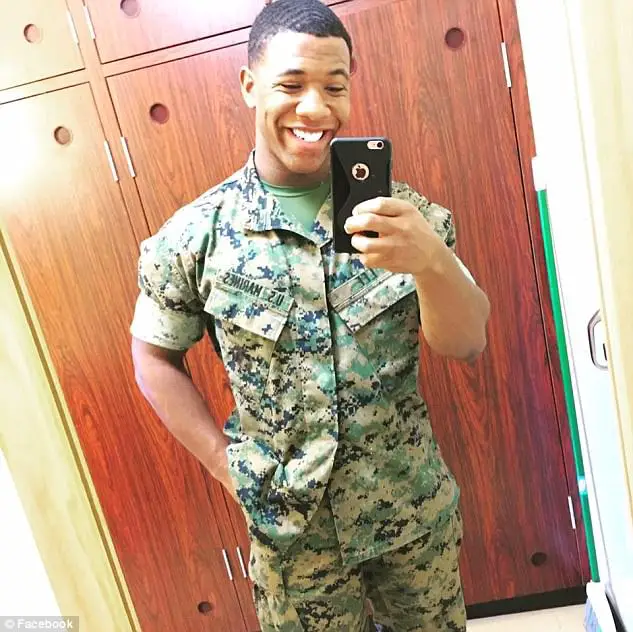 Emotional Moment Mom Bursts Into Tears When Her Marine Son Makes A Surprise Return After 15-Month Deployment