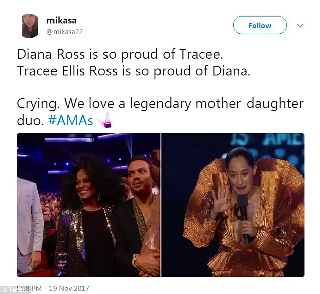 Tracee Ellis Ross Sends Twitter Into Overdrive By Wearing 12 OUTFITS To Host American Music Awards