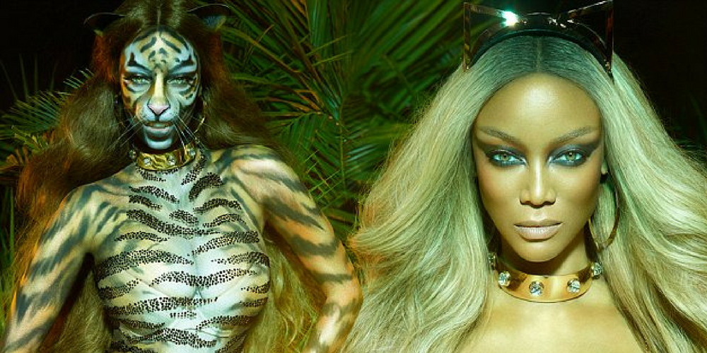 Tyra Banks Transforms Into A Fierce Tigress For PAPER Magazine