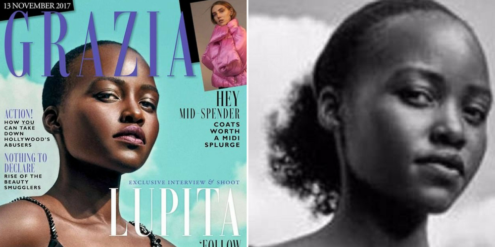 Lupita Nyong’o Blasts Grazia Magazine For ‘Smoothing’ Out Her Natural Hair On Its Cover 