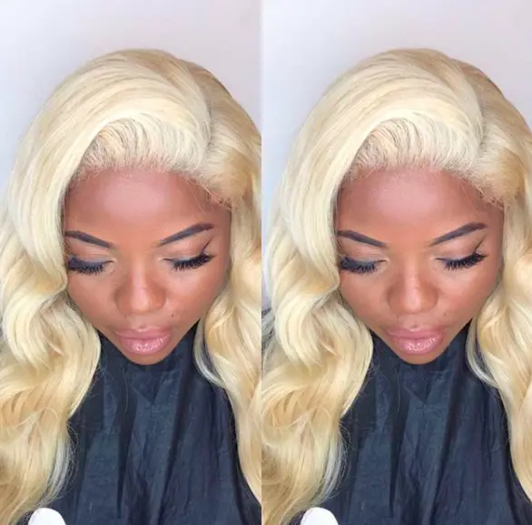 blonde wigs on black women