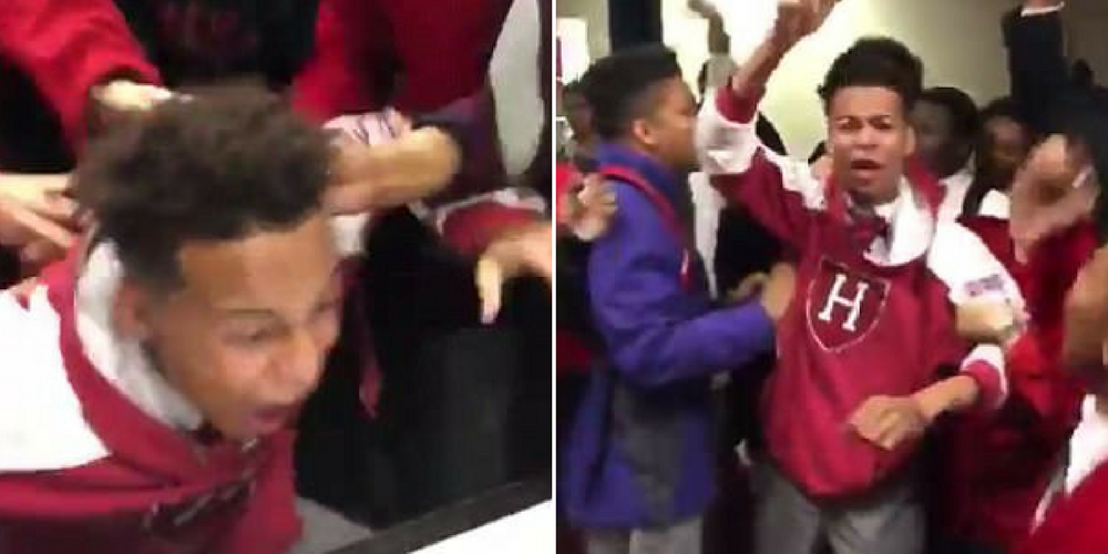 The Incredible Moment 16-Year-Old Louisiana Student Learns He Has Won Early Admittance To Harvard