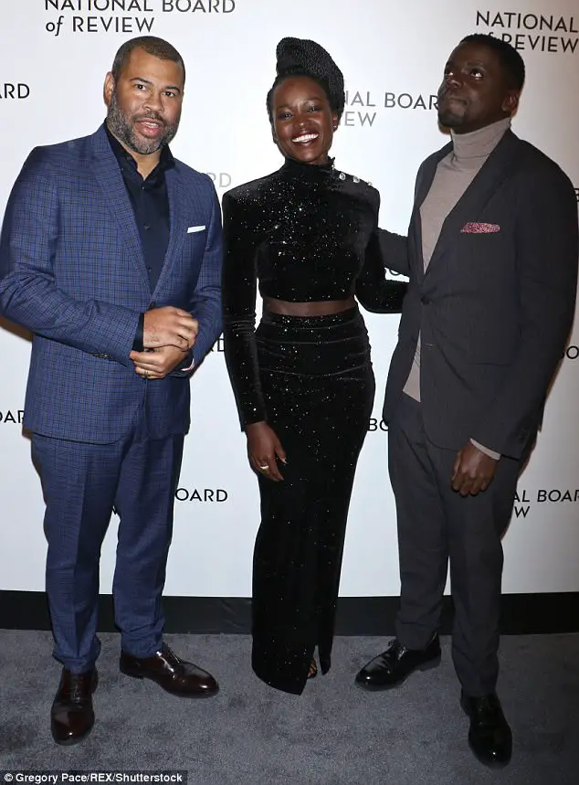 Lupita Nyong'o Dazzles In A Sparkling Crop Top And Skirt For National Board Of Review Awards