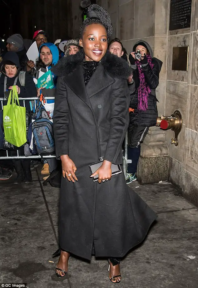 Lupita Nyong'o Dazzles In A Sparkling Crop Top And Skirt For National Board Of Review Awards