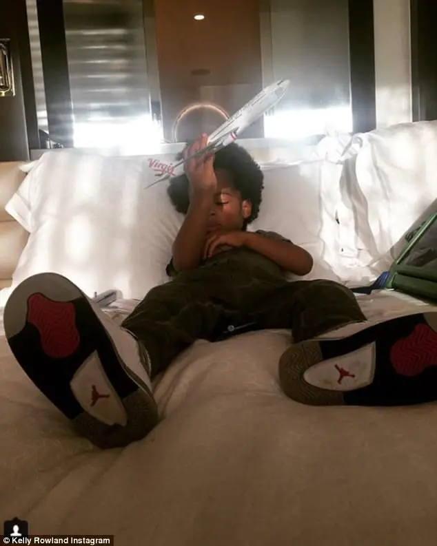 Kelly Rowland Beams As She Walks With Her Three-Year-Old Son Titan in West Hollywood