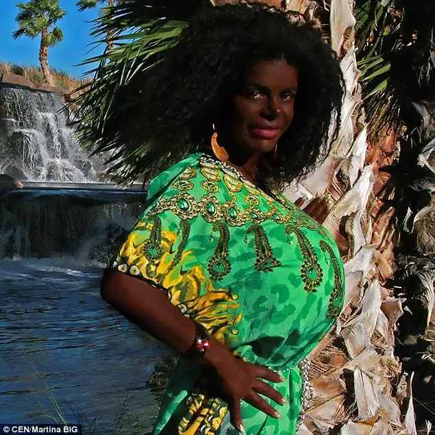 Air Stewardess Turned Glamour Model Who Decided To 'Become Black' Claims Her Once Blonde Hair Is Now 'Naturally African'