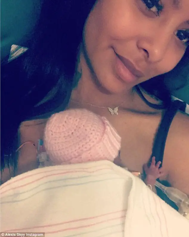 Fetty Wap's Ex Alexis Skyy Cradles Daughter Alaiya For First Time Following Premature Birth