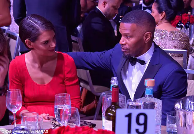 Katie Holmes And Jamie Foxx Are All Loved Up At Clive Davis Pre-Grammy Gala
