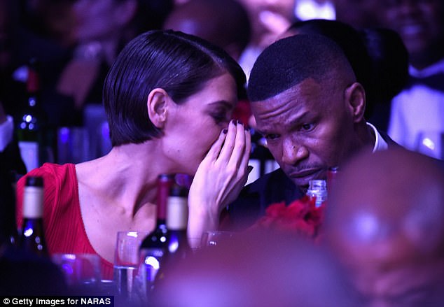 Katie Holmes And Jamie Foxx Are All Loved Up At Clive Davis Pre-Grammy Gala
