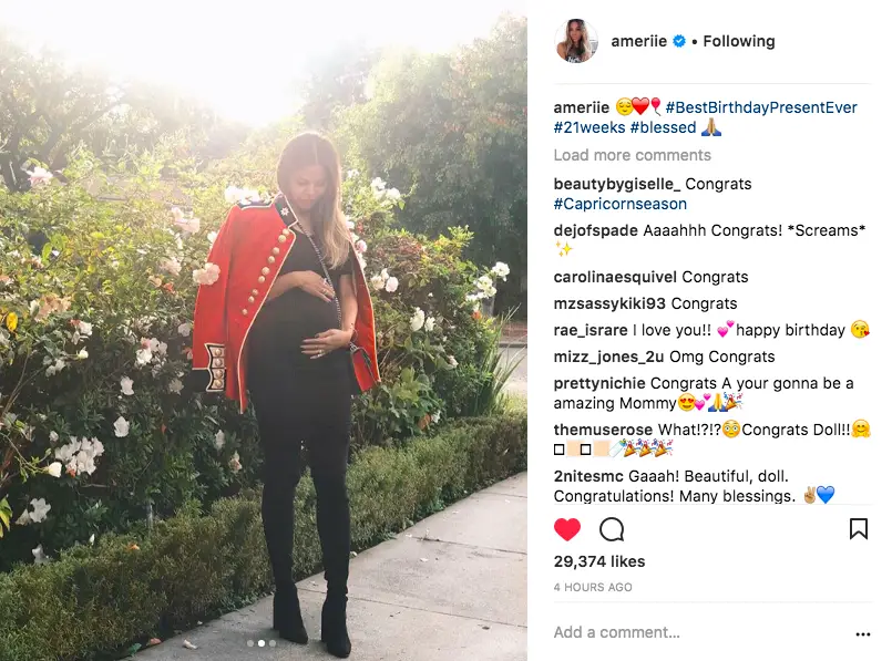 R&B Singer Amerie Is Pregnant - Check Out Her First Maternity Shoot Photos!