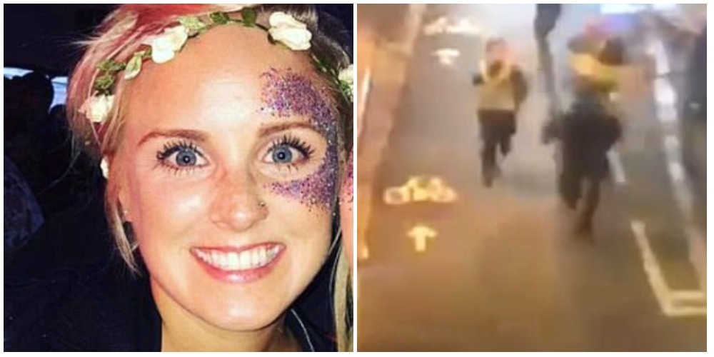 CCTV Footage Shows Heroic City Worker Who Tripped Up A Suspect Fleeing Police By Putting Her Right Foot Out